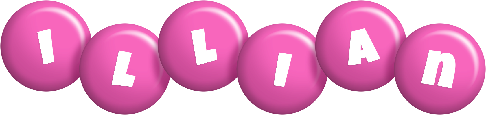 Illian candy-pink logo
