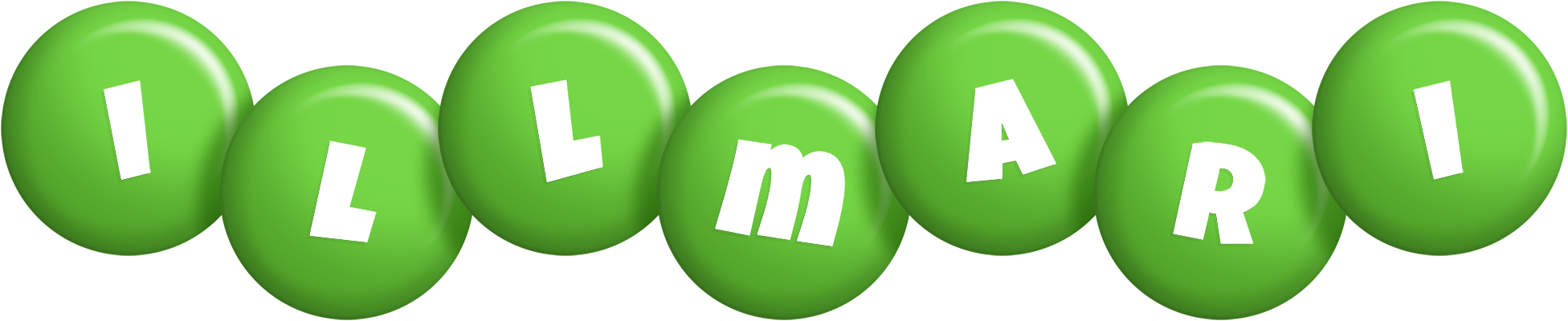 Illmari candy-green logo