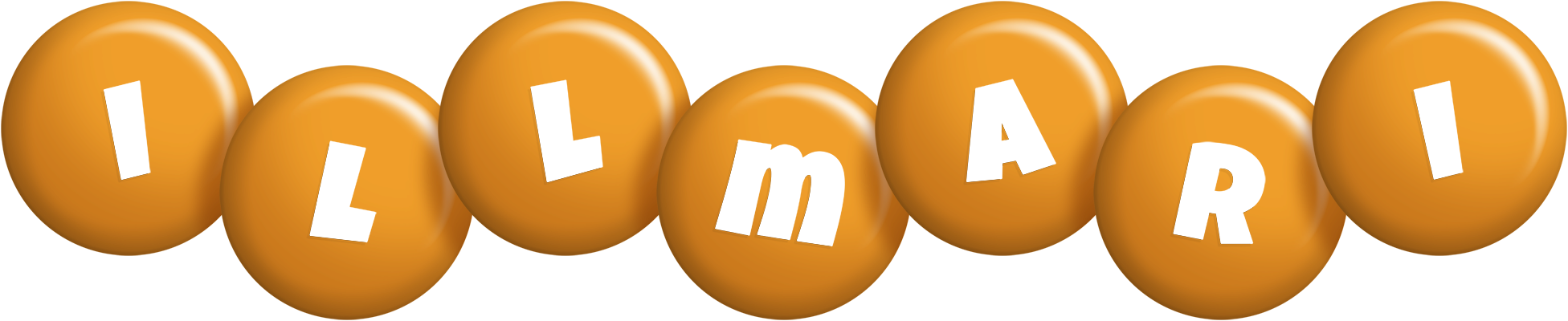 Illmari candy-orange logo