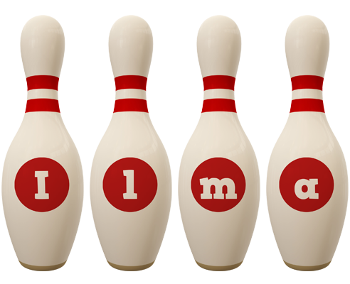 Ilma bowling-pin logo