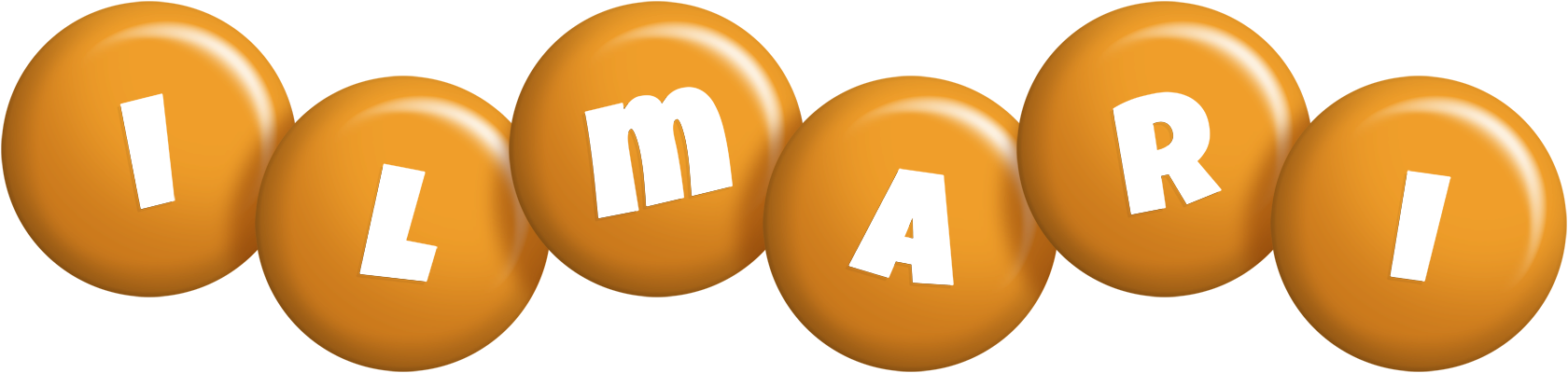 Ilmari candy-orange logo
