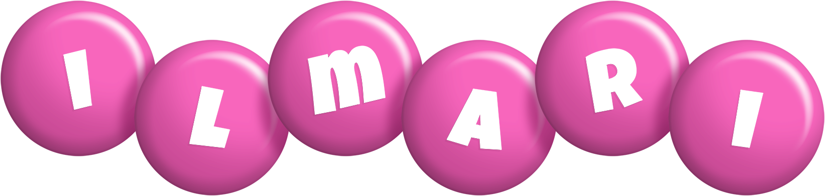 Ilmari candy-pink logo