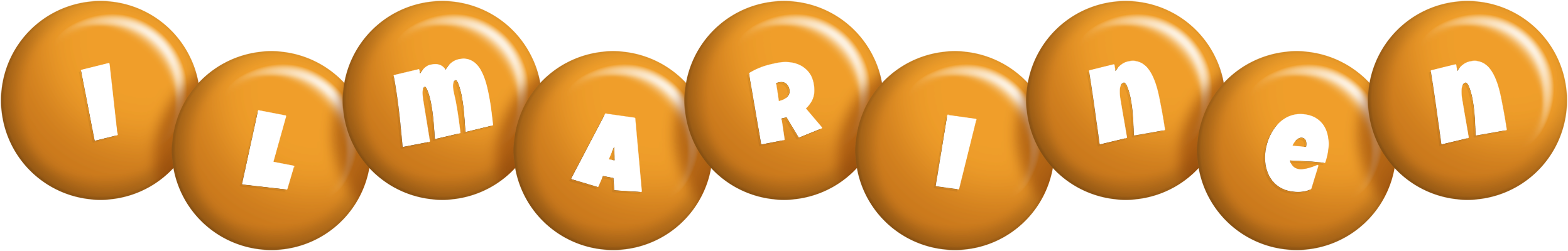 Ilmarinen candy-orange logo