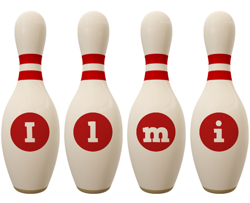 Ilmi bowling-pin logo
