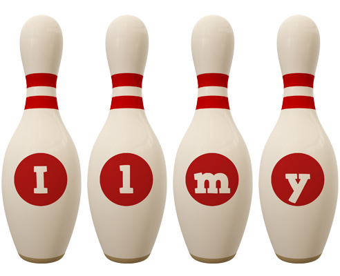 Ilmy bowling-pin logo