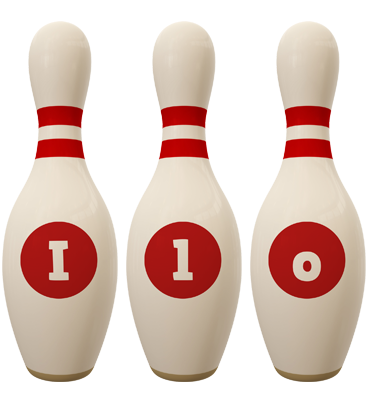 Ilo bowling-pin logo