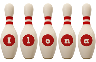 Ilona bowling-pin logo