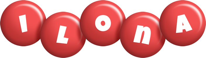 Ilona candy-red logo