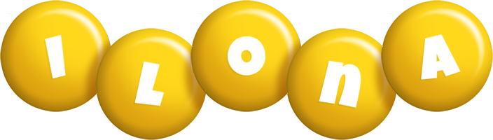 Ilona candy-yellow logo