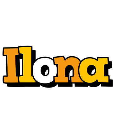Ilona cartoon logo