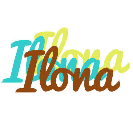 Ilona cupcake logo