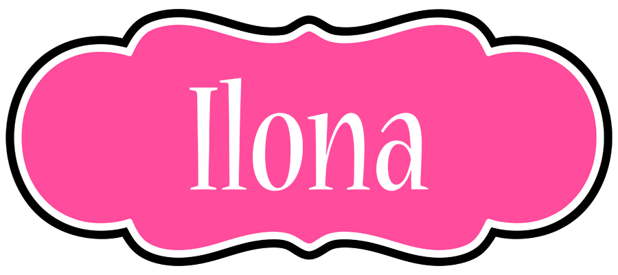Ilona invitation logo