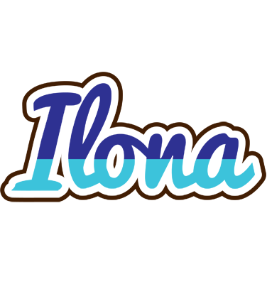 Ilona raining logo