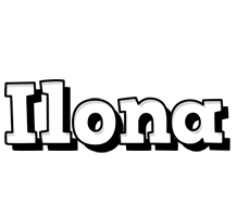Ilona snowing logo