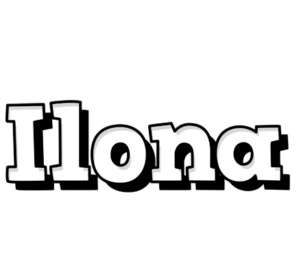Ilona snowing logo