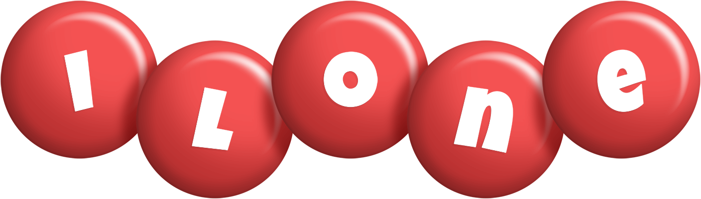 Ilone candy-red logo