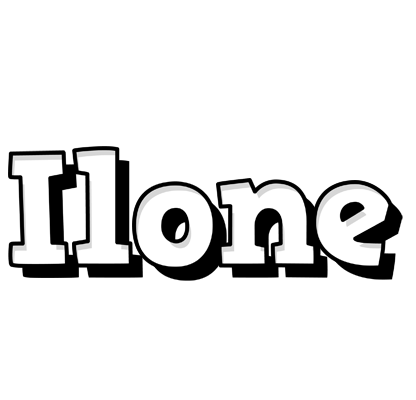Ilone snowing logo