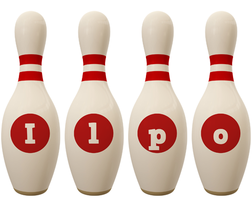 Ilpo bowling-pin logo