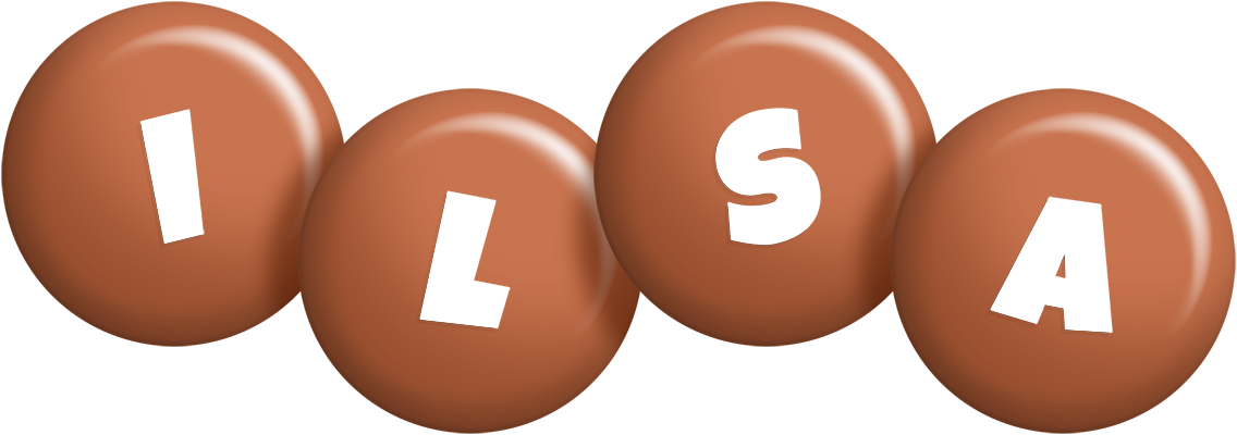 Ilsa candy-brown logo