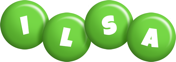 Ilsa candy-green logo