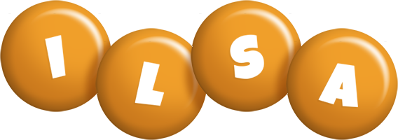 Ilsa candy-orange logo