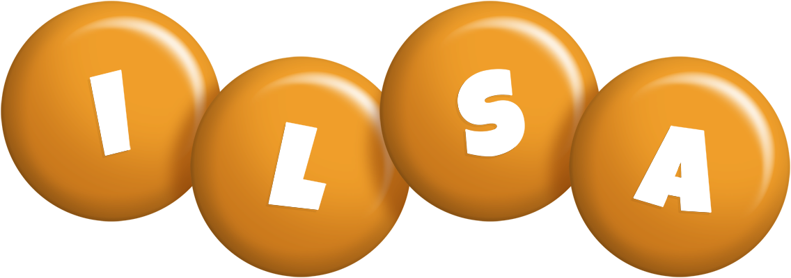Ilsa candy-orange logo