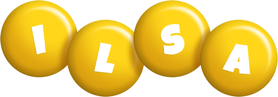 Ilsa candy-yellow logo