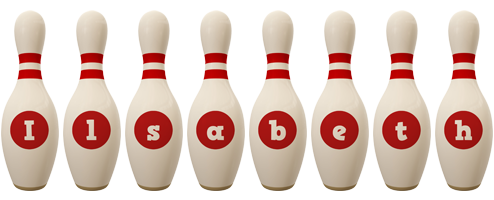 Ilsabeth bowling-pin logo