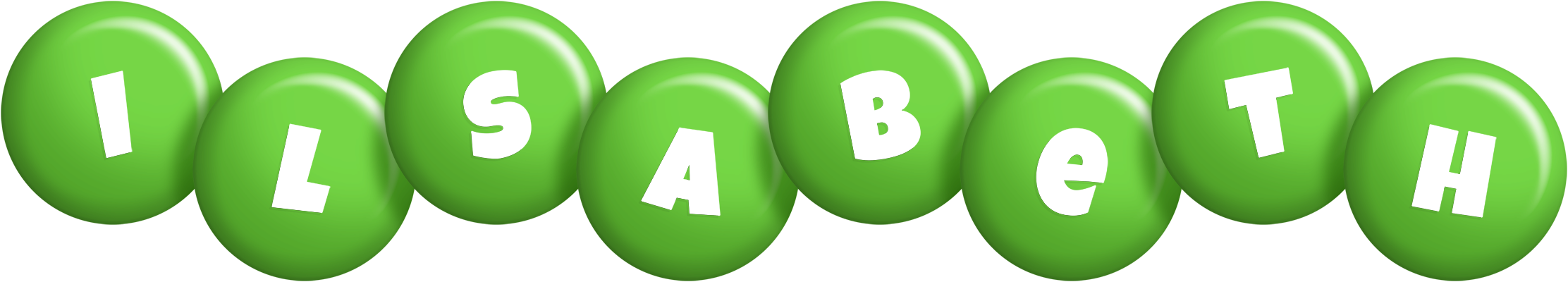 Ilsabeth candy-green logo