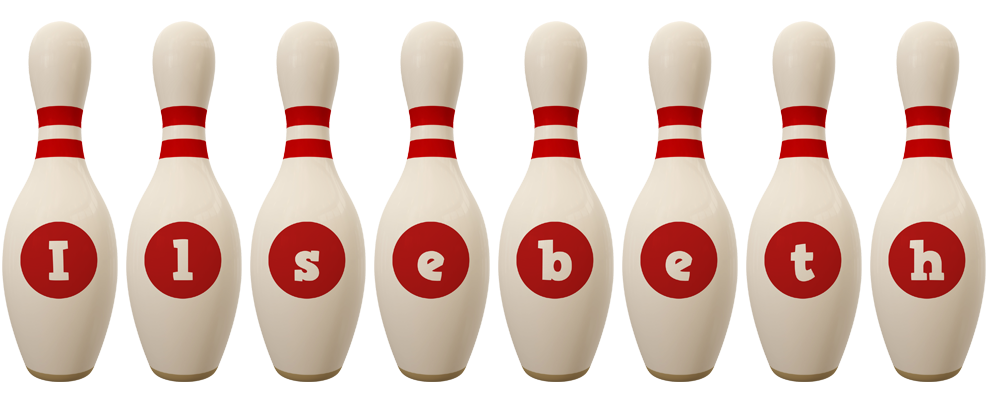 Ilsebeth bowling-pin logo