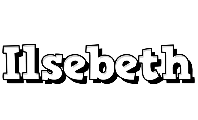 Ilsebeth snowing logo