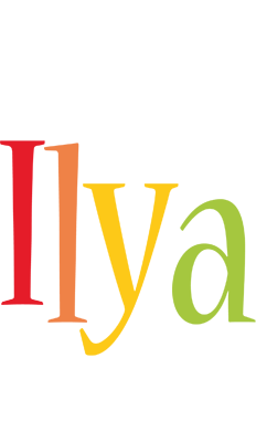 Ilya birthday logo