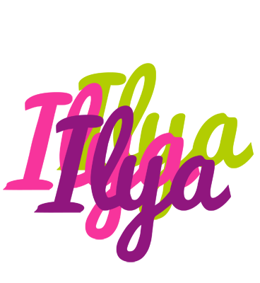 Ilya flowers logo