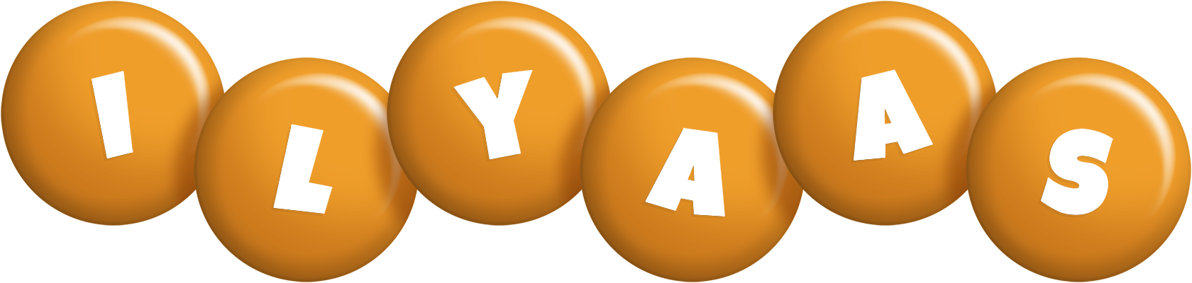 Ilyaas candy-orange logo