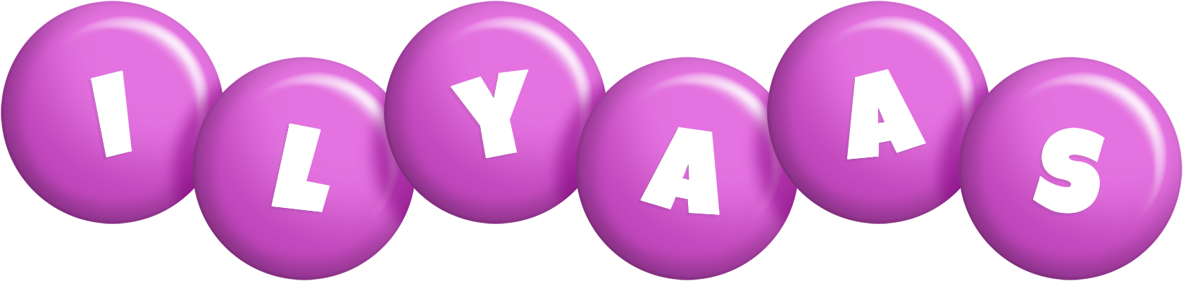 Ilyaas candy-purple logo
