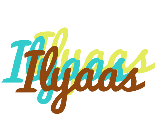 Ilyaas cupcake logo