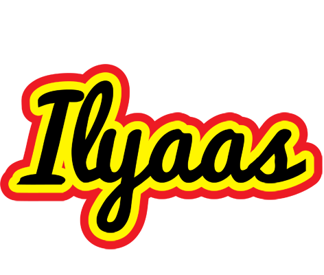 Ilyaas flaming logo