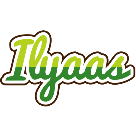 Ilyaas golfing logo