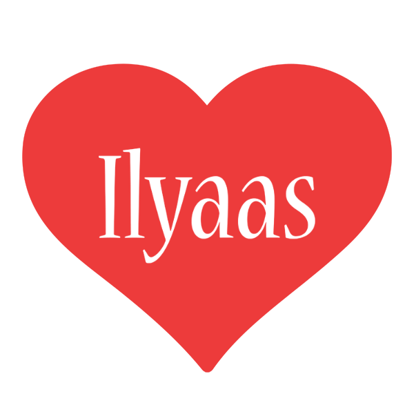Ilyaas love logo