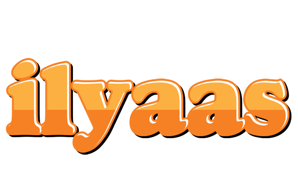 Ilyaas orange logo