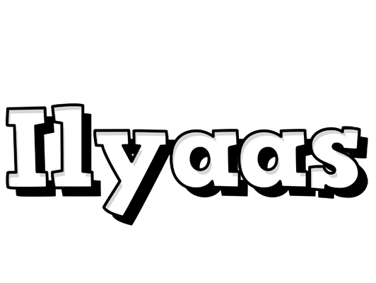 Ilyaas snowing logo