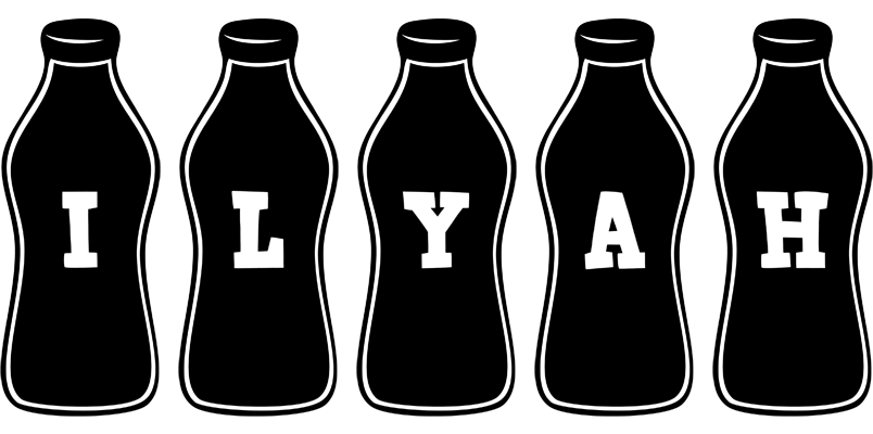 Ilyah bottle logo