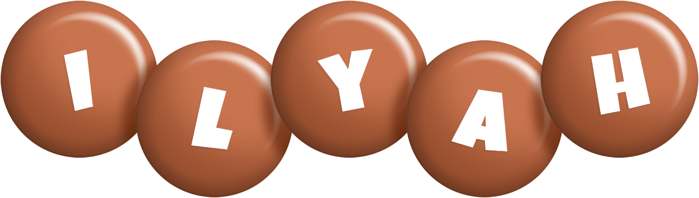 Ilyah candy-brown logo