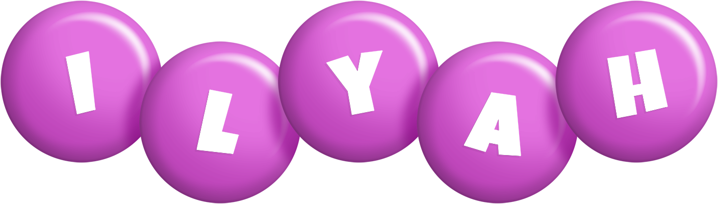 Ilyah candy-purple logo