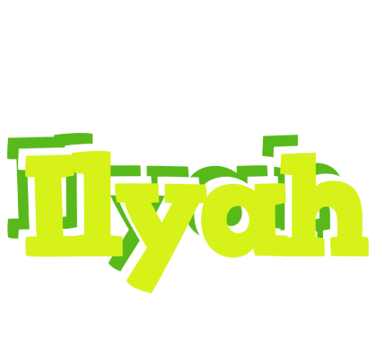Ilyah citrus logo