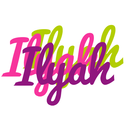 Ilyah flowers logo