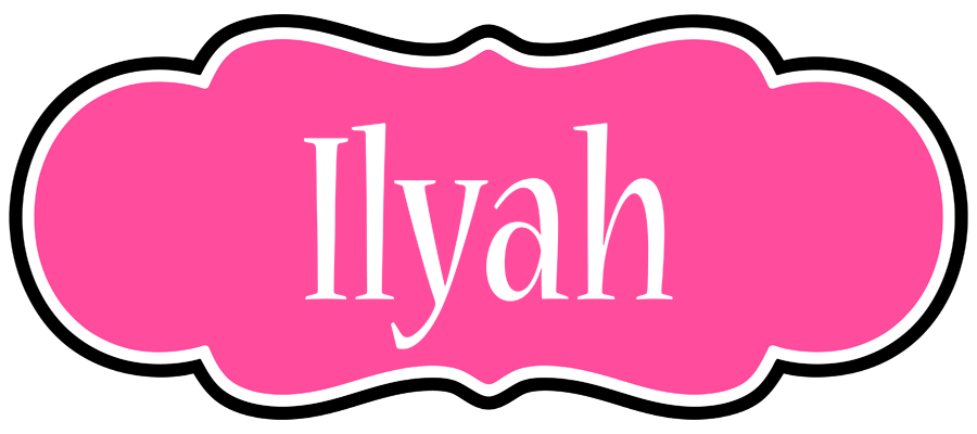 Ilyah invitation logo