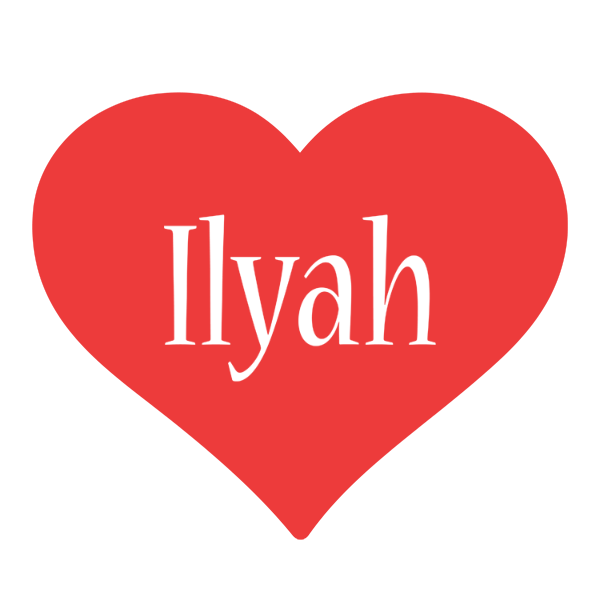 Ilyah love logo