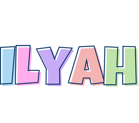 Ilyah pastel logo