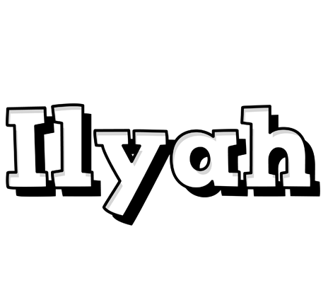 Ilyah snowing logo